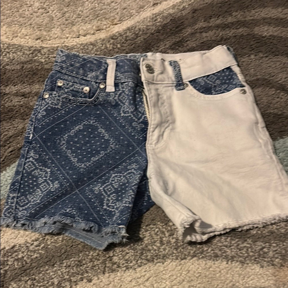 Jordache Patterned Denim Shorts